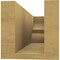 Ekena Millwork 4in. W x 4in. H x 12in. L Ridgewood Woodgrain TimberThane Rafter Tail, Primed Tan RFTUR04X04X12RIDRCPR - alternate 2